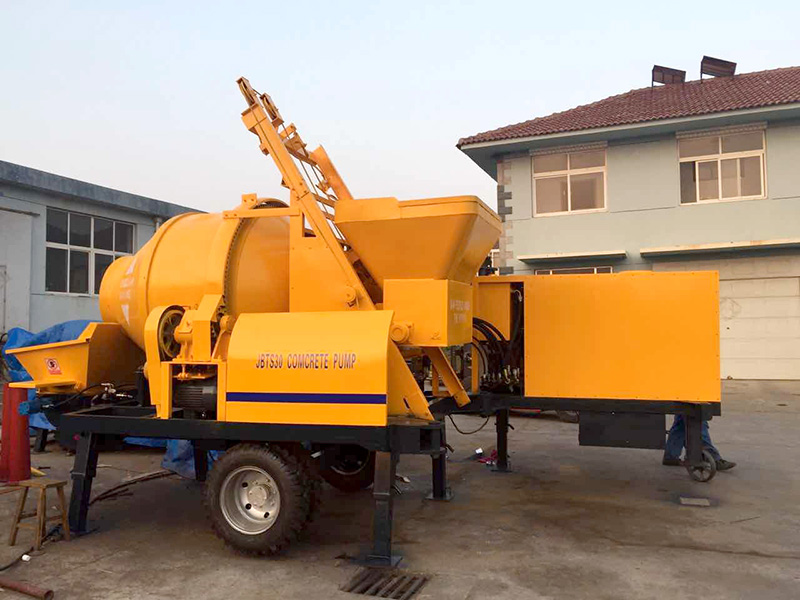 electric concrete mixing pumps