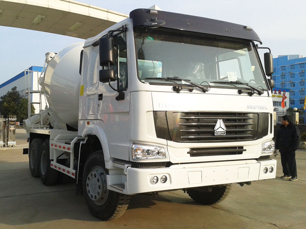 small concrete truck