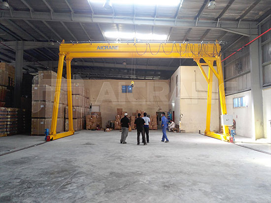 Double Girder 5 Ton Gantry Crane Price