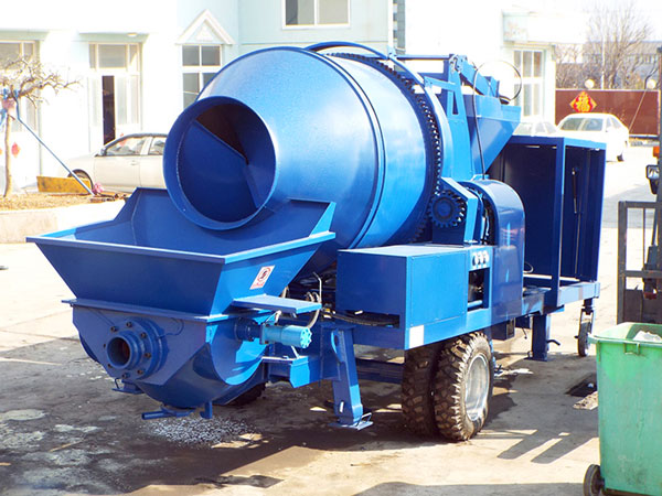 ABJZ40C diesel mobile concrete mixer pump