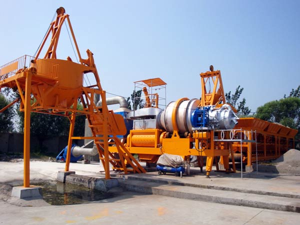 mobile asphalt mixing plant