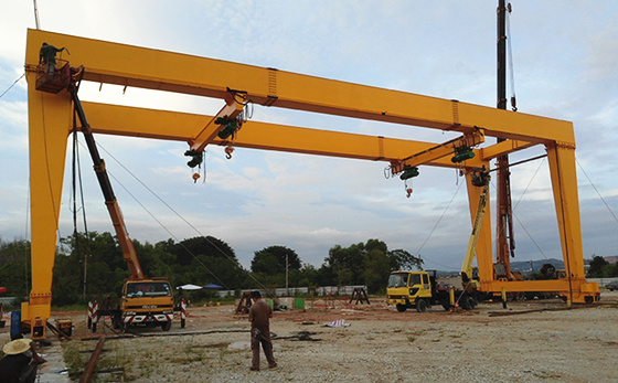 double girder industrial crane