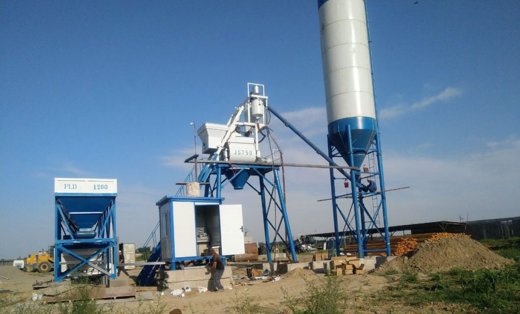 AJ 35 batching plant in UZ