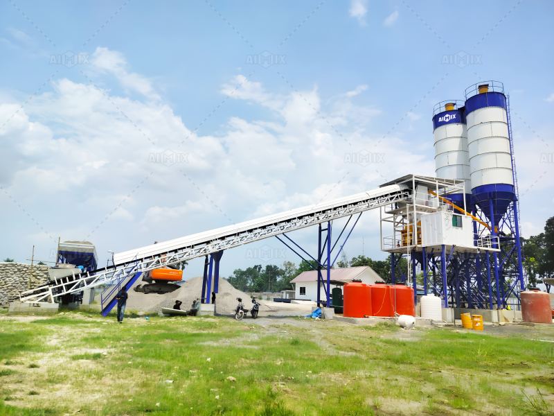 stationary concrete plant
