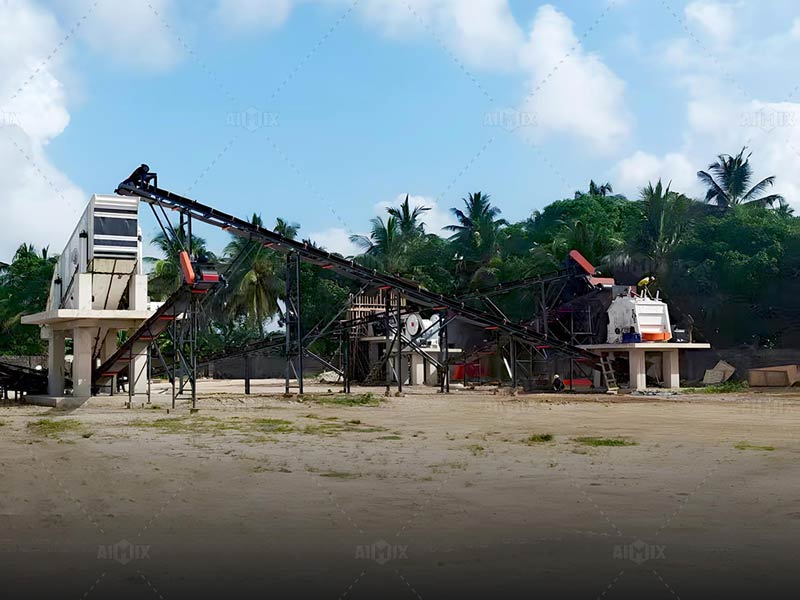  limestone crushing plant for aggregate production in Tanzania