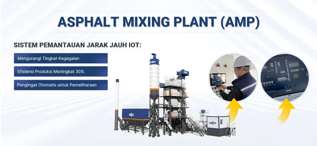 AI IOT Smart control asphalt plant for low-carbon ecosystem